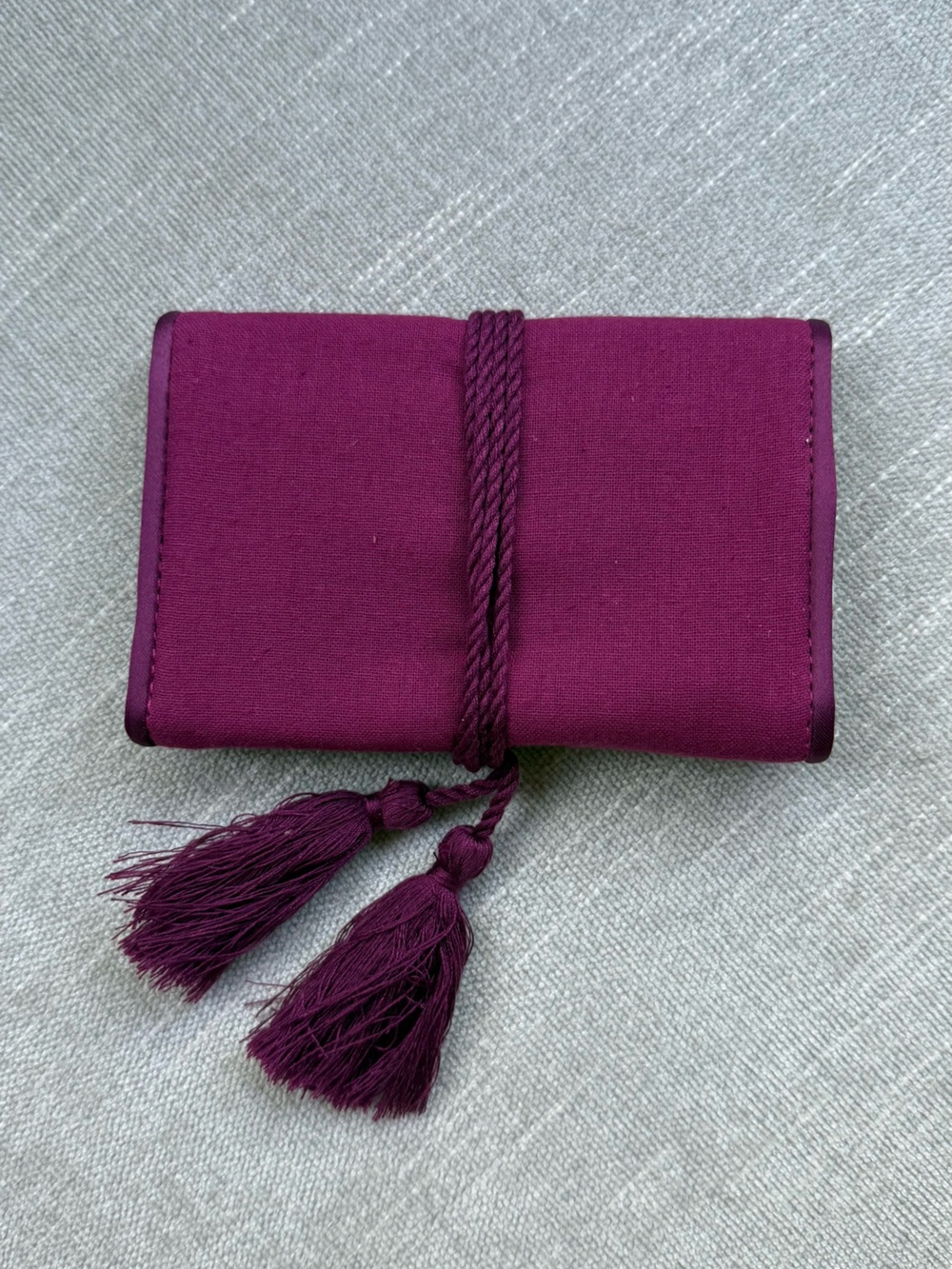 Sézane | NWOT Plum Jewelry Pochette | Travel Jewelry Pouch | RARE + SOLD OUT